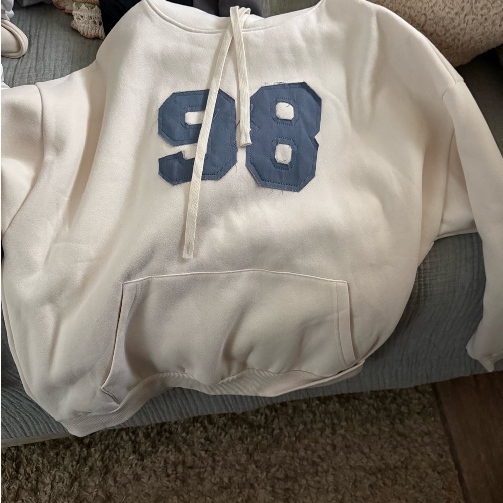 Edikted Cream Hoodie